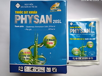 Dung dịch sát khuẩn trừ nấm bệnh cây trồng Physan 20 SL - gói 12ml